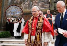 Carlos III y León XIV se reúnen; será el primer monarca británico en rezar con un papa en 500 años