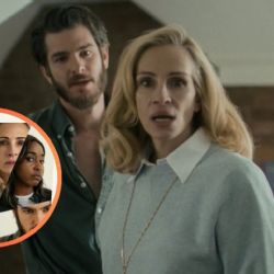 'Cacería de Brujas': los roles que desafían a Julia Roberts y Andrew Garfield