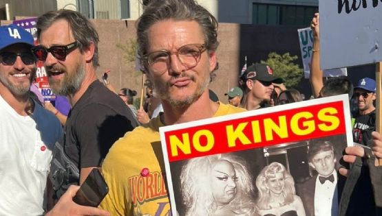 Pedro Pascal apoya a migrantes bailando en plena manifestación en Los Ángeles | VIDEO