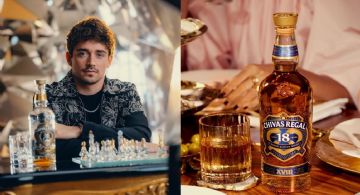 Charles Leclerc conquista México con su whisky cristalino Chivas Regal Crystalgold