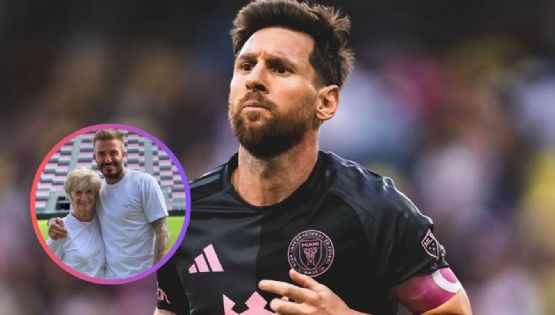 El sueño de mamá Beckham hecho realidad; David la presenta a Lionel Messi