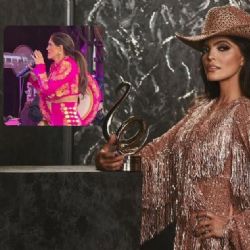 Ana Bárbara enloquece ante problemas de audio en concierto; micrófono termina en el piso | VIDEO