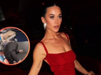Katy Perry desata polémica tras arrojar su pastel de cumpleaños al suelo | VIDEO