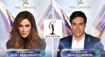Jacky Bracamontes y Danilo Carrera deslumbrarán en Miss Universe 2025; serán conductores de la gala