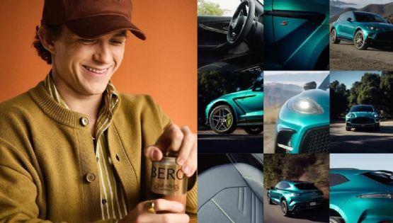 Tom Holland y Aston Martin celebran una unión británica; BERO llega como su cerveza oficial