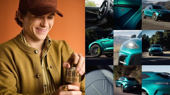 Tom Holland y Aston Martin celebran una unión británica; BERO llega como su cerveza oficial