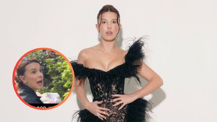 Millie Bobby Brown defiende la privacidad de su hija; enfrenta a paparazzi tras perseguirla | VIDEO