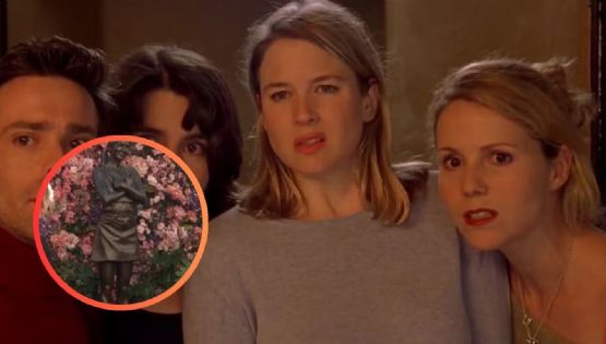 Bridget Jones se convierte en monumento; Renée Zellweger acude al homenaje y desata ternura