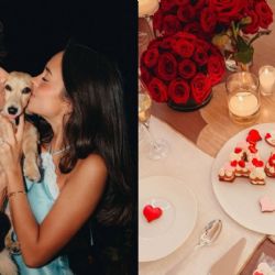 Charles Leclerc anuncia su compromiso con Alexandra Saint Mleux; su mascota fue el cómplice perfecto