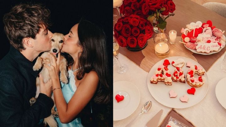 Charles Leclerc anuncia su compromiso con Alexandra Saint Mleux; su mascota fue el cómplice perfecto