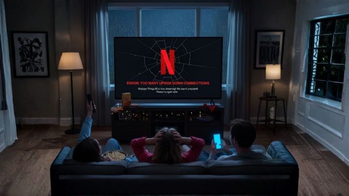 Usuarios reportan caída de Netflix; caos en estreno de Stranger Things