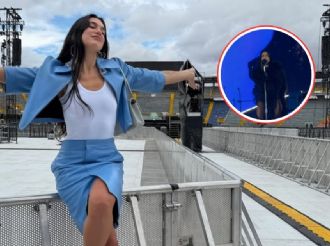 Dua Lipa rinde homenaje a Shakira; la británica interpretó en Bogotá uno de sus más grandes éxitos