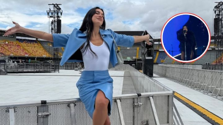 Dua Lipa rinde homenaje a Shakira; la británica interpretó en Bogotá uno de sus más grandes éxitos