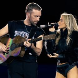 Tini y Chris Martin hicieron historia en Argentina; un dueto que erizó la piel del público