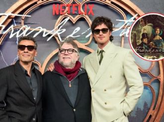 Guillermo del Toro presentó ‘Frankenstein’ en México; Oscar Isaac y Jacob Elordi lo acompañaron