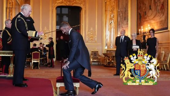 David Beckham es condecorado por el rey Carlos III; le otorgan distinción real por su trayectoria