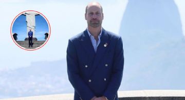 El Príncipe William rinde homenaje a la Princesa Diana; así recreó su famosa fotografía en Brasil