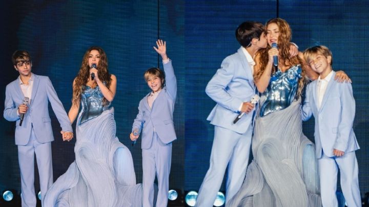 Milan y Sasha suben al escenario junto a Shakira; emociona a miles de fans en Buenos Aires