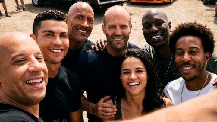 Cristiano Ronaldo llega al universo de Rápidos y Furiosos; el elenco le da la bienvenida