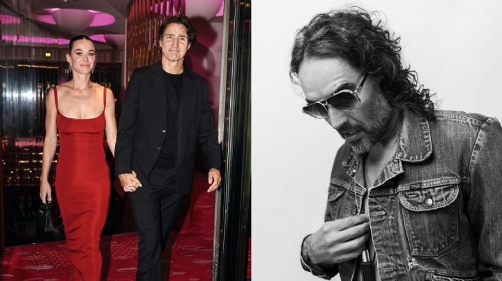 Russell Brand genera polémica en redes; se burla del romance entre Katy Perry y Justin Trudeau