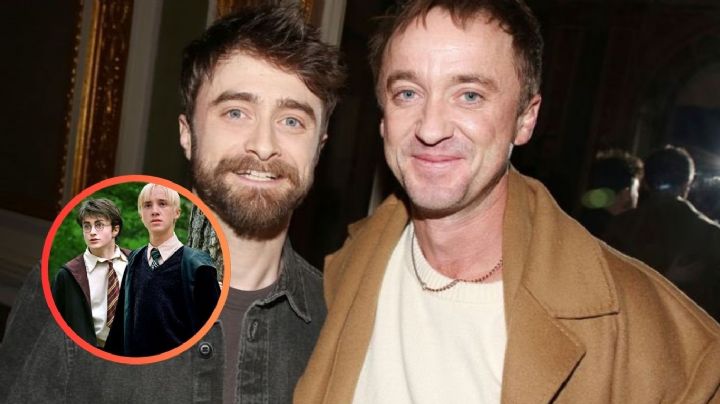 Daniel Radcliffe y Tom Felton se reencuentran 24 años después; la magia de Harry Potter revive