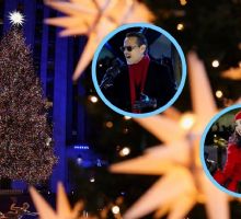 El árbol del Rockefeller Center brilla en su acto de encendido; Nueva York ya inicia la Navidad