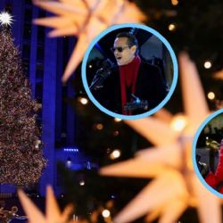 El árbol del Rockefeller Center brilla en su acto de encendido; Nueva York ya inicia la Navidad