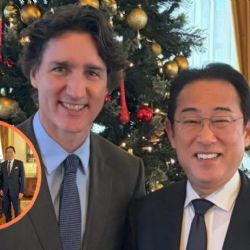 Justin Trudeau y Katy Perry sorprenden con aparición en Japón; la imagen se volvió viral