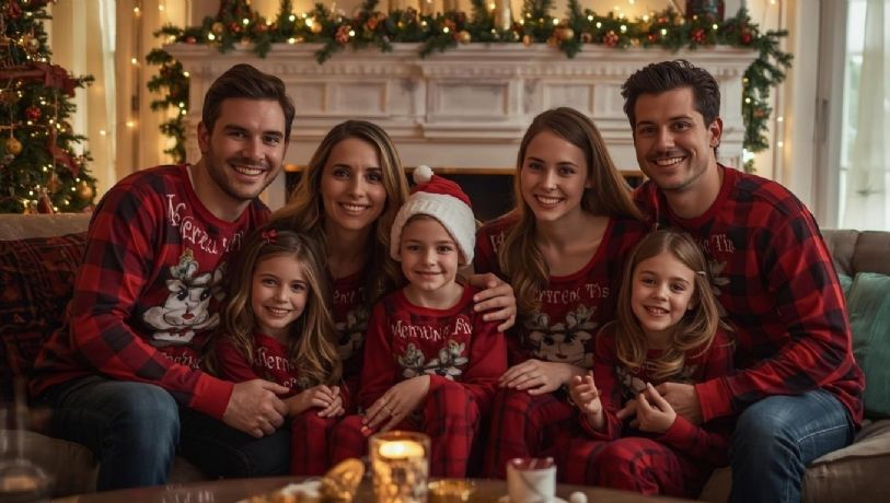 Looks familiares coordinados para Navidad; logra armonía sin sobrecargar tu estilo