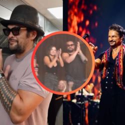 Jason Momoa sorprende en el concierto de Ricardo Arjona; su presencia causa furor entre los fans
