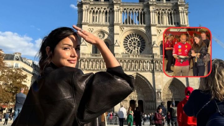 Ana de Armas deslumbra junto a Lewis Hamilton; así fue su encuentro en el Gran Premio de Abu Dabi