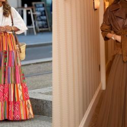 Faldas Boho: los 70 vuelven en pleno 2025; esta actriz las puso en tendencia