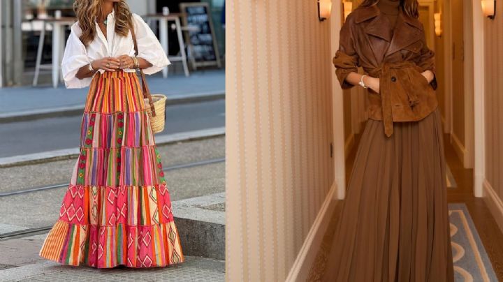 Faldas Boho: los 70 vuelven en pleno 2025; esta actriz las puso en tendencia