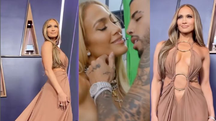 ¡Jennifer Lopez sorprende en los AMAs 2025! ¿besó a sus bailarines? Desata polémica | VIDEO