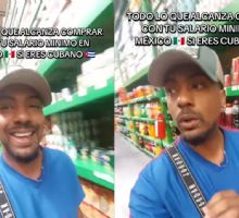 Cubano desata polémica en México al mostrar lo que se compra con un salario mínimo