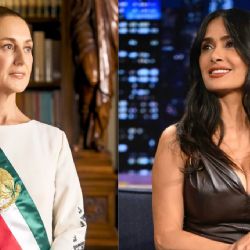 Claudia Sheinbaum reconoce a Salma Hayek por su labor a favor de migrantes en Estados Unidos