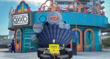 Este Oxxo al estilo Fondo de Bikini se vuelve viral en México: ¿sabes dónde está?