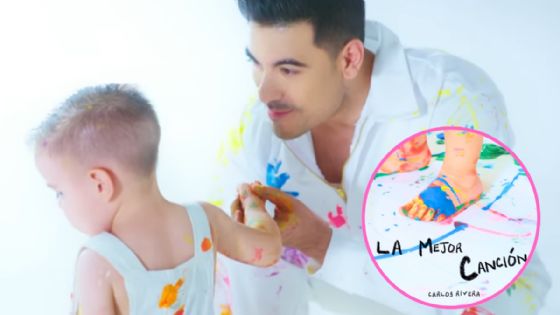 ’La Mejor Canción’: Carlos Rivera derrite las redes al lado de su hijo León | VIDEO