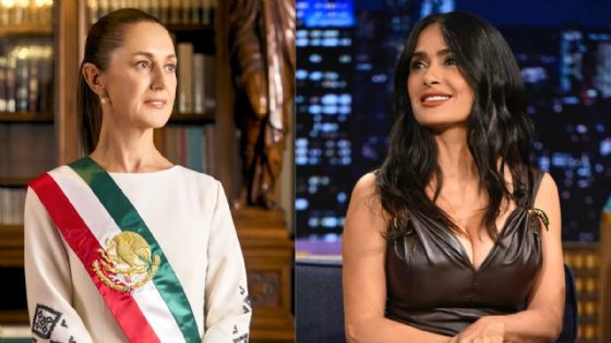 Claudia Sheinbaum reconoce a Salma Hayek por su labor a favor de migrantes en Estados Unidos