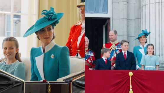 Kate Middleton y la Princesa Charlotte imponen tendencia con looks a juego en 'Trooping the Colour'