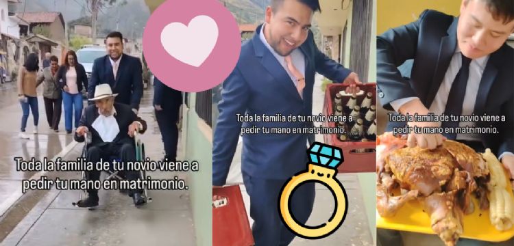 ¡Si no es así, mejor nadota! Así se pide matrimonio en México, con todo y familia