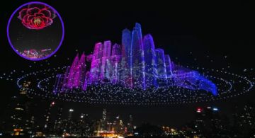 Así fue el espectáculo de 11,787 drones que rompió un Récord Guinness en China | VIDEO