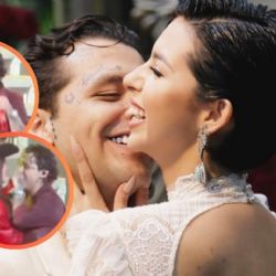 Ángela Aguilar 'pellizca' a Christian Nodal en pleno concierto y desata ola de comentarios | VIDEO