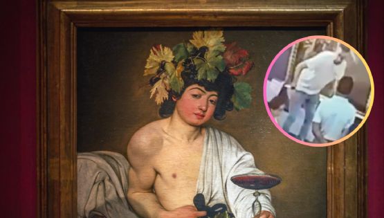 MOMENTO EXACTO: turista daña pintura del Siglo XVIII en Florencia por tomarse una selfie