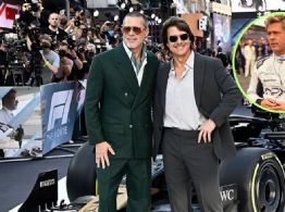Brad Pitt y Tom Cruise juntos otra vez: el reencuentro que encendió la alfombra roja de F1