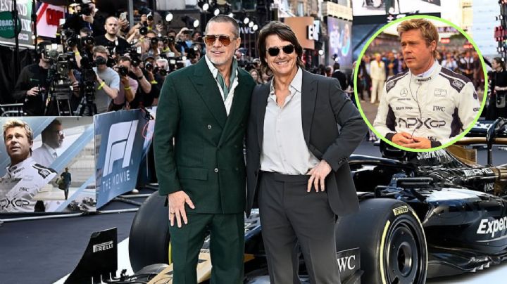 Brad Pitt y Tom Cruise juntos otra vez: el reencuentro que encendió la alfombra roja de F1