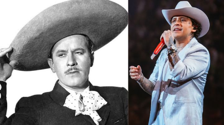 ¿Es Christian Nodal el nuevo Pedro Infante?, esto es lo que dicen en las redes