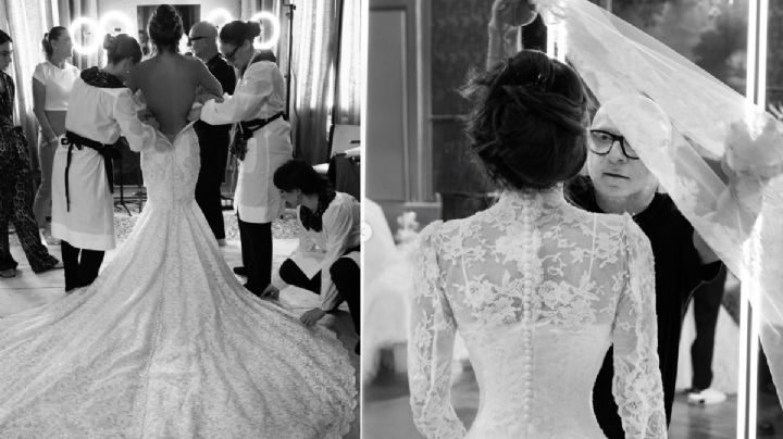 Lo que no sabías del vestido de novia de Lauren Sánchez, que está causando sensación