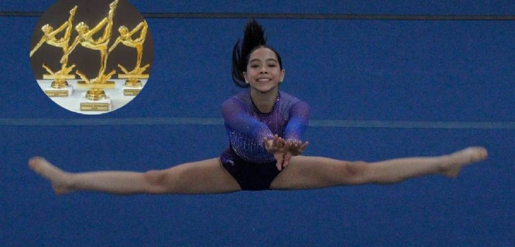 ¡Orgullo mexicano! Valeria Nicole, campeona nacional de gimnasia