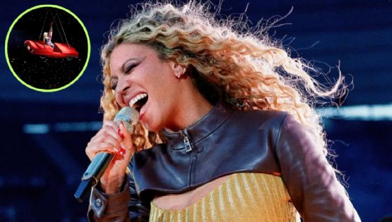 MOMENTO EXACTO donde Beyoncé sufre susto en concierto de Texas: falla técnica casi provoca caída